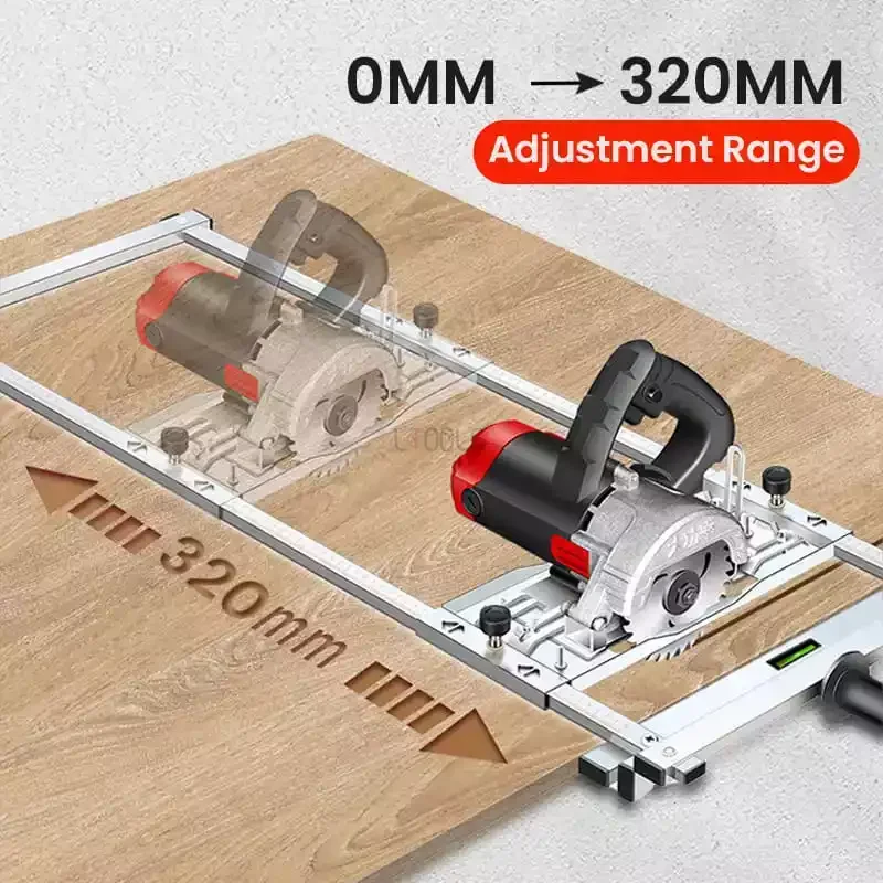 Imagem -02 - Edge Guide Posiçãoing Cutting Machine Posicionador para Circular Saw Cutter And Trimmer Wood Board Tool