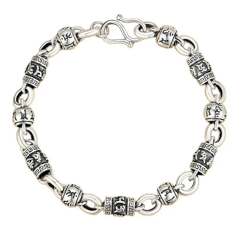 New Minimalist Punk Rock Bracelet - Retro Hip Hop Chain for Men & Women, Edgy Euro-American Streetwear, Trendy Basic Jewelry