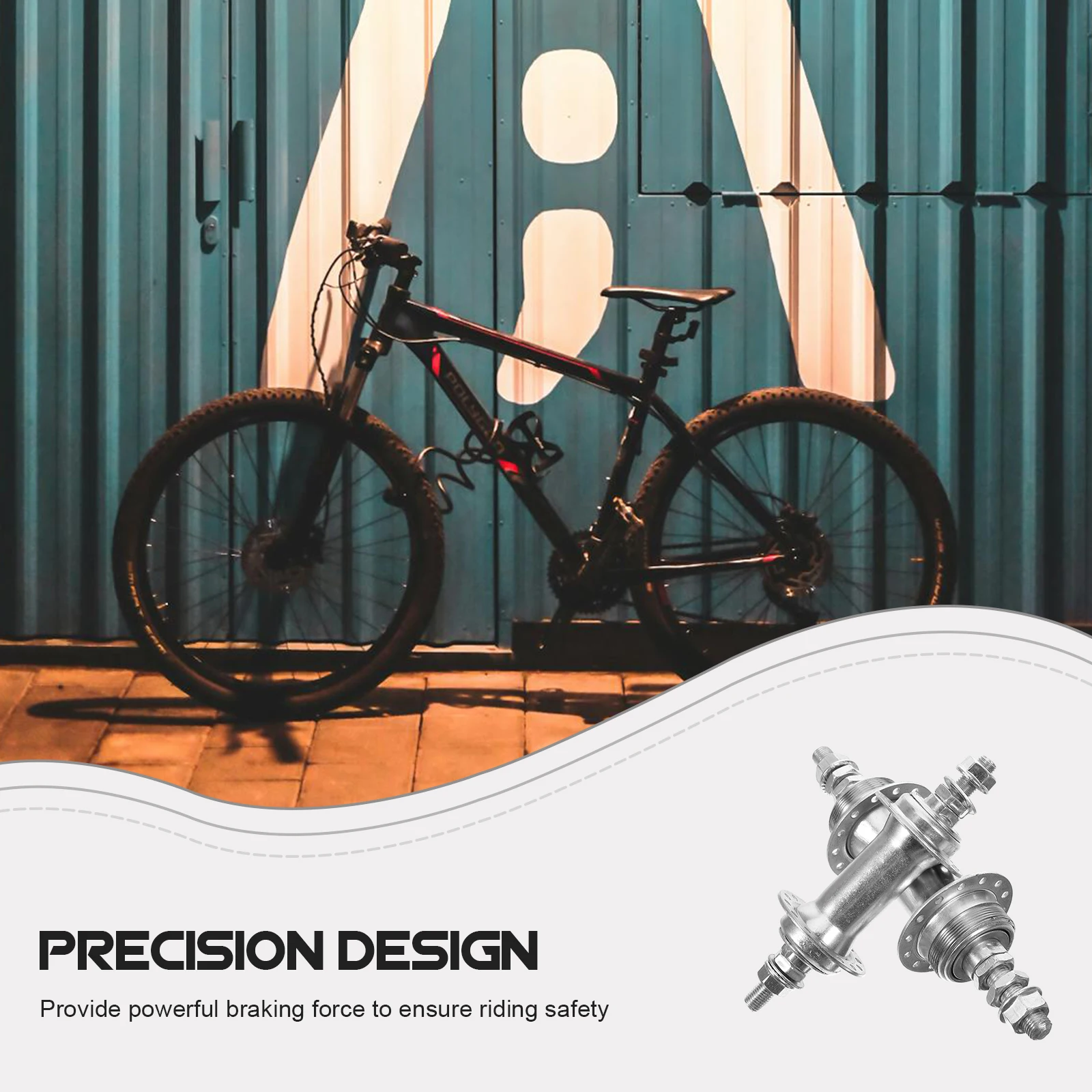 

2pcs Mountain Rear Bicycle Back Brake Part Replacement Brakes Galvanized 28 Hubs Road Bike Supplies