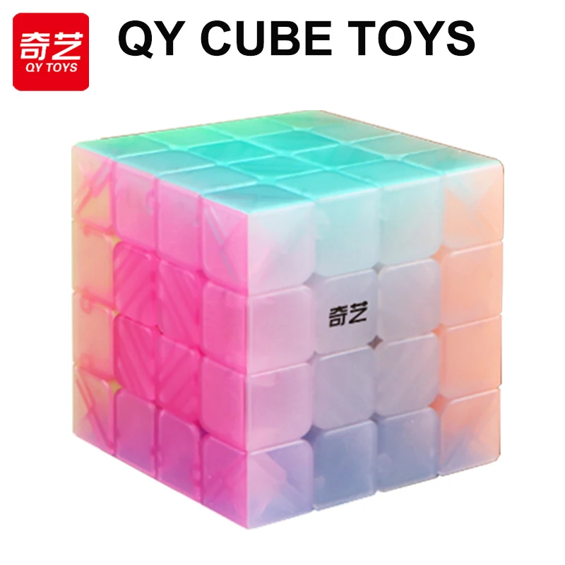 Qiyi SPedcube 4x4 x4 qiyuanマジックキューブプロフェッショナル4x4スピードパズル4 × 4子供用フィジェットトイqyオリジナルのスキューボmagicone forゲーム ルービックキューブ