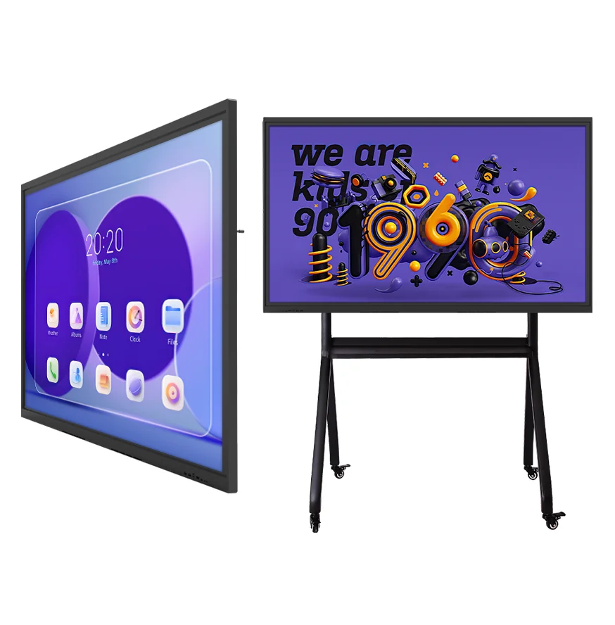 

OEM 65 75 86 inch 4k full high definition interactive smart board dual system TV LCD touch screen whiteboard digital interactive