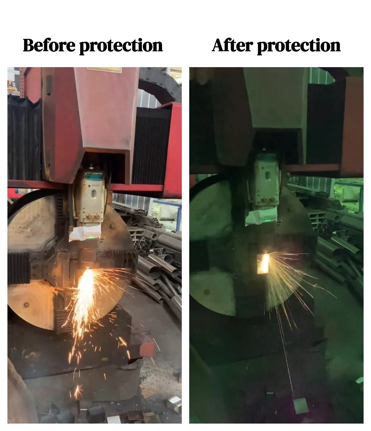 Laser Protective Helmet OD8+ 190-450nm 900-1800nm Welding Face Shield Safety Mask for Laser Cutting Welding Cleaning Equipment