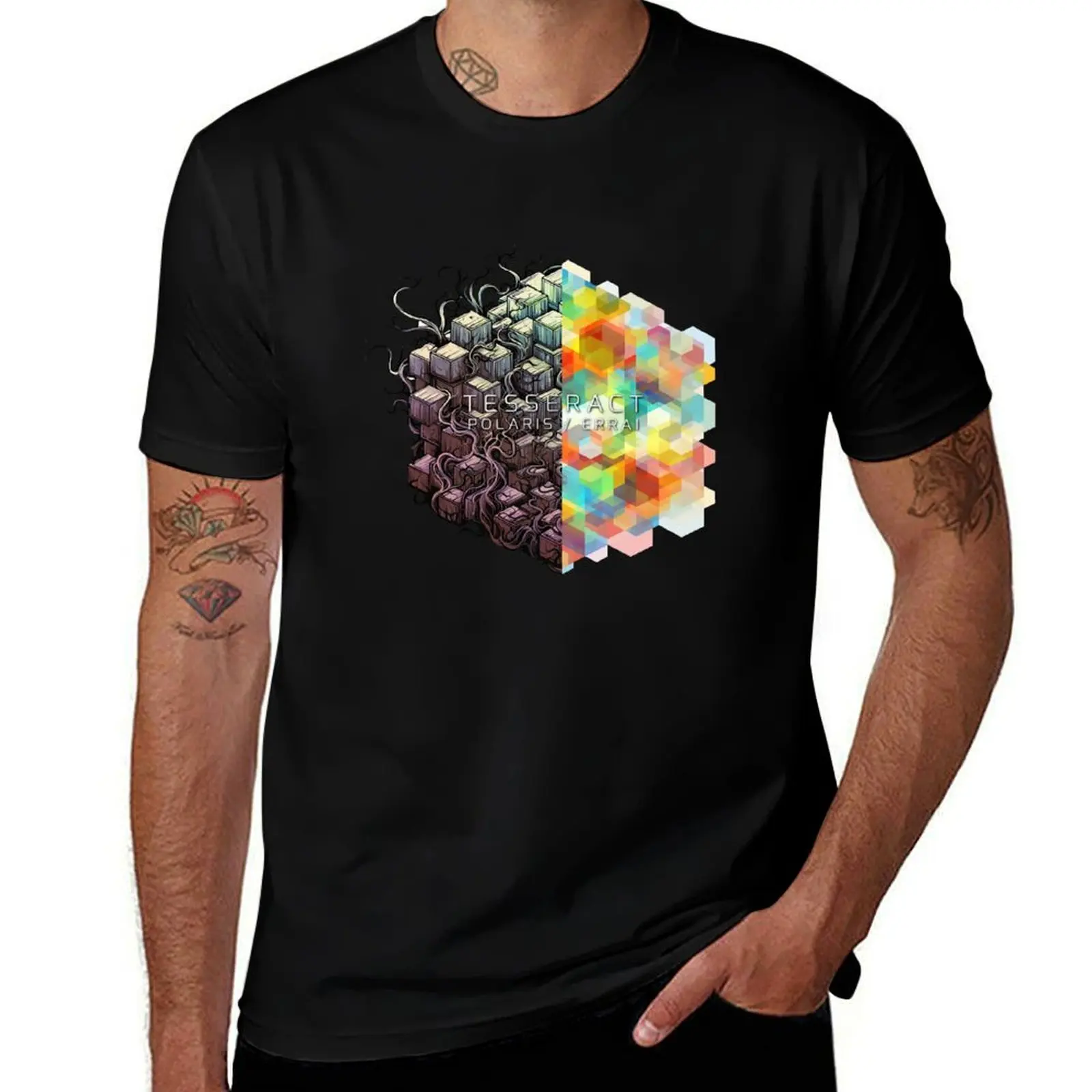 

Tesseract Polari футболка для мужчин винтажные мужские футболки с рисунком для мужчин аниме футболки для мужчин футболка
