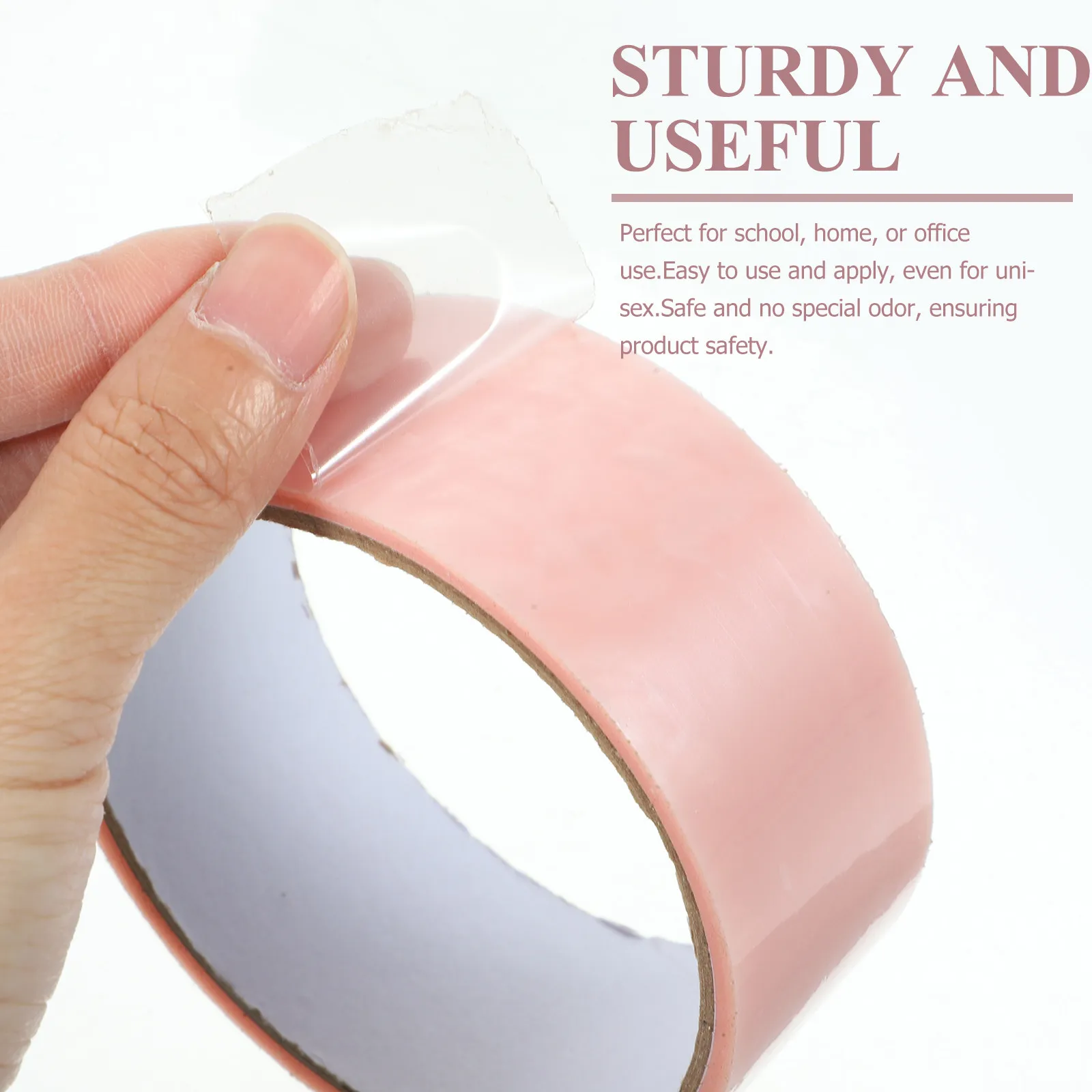 3 Rolls Colorful Sticky Ball Tape Smooth Surface Stress Relief Adhesive Rolling Tape for DIY Craft Relaxation Sensory Toy