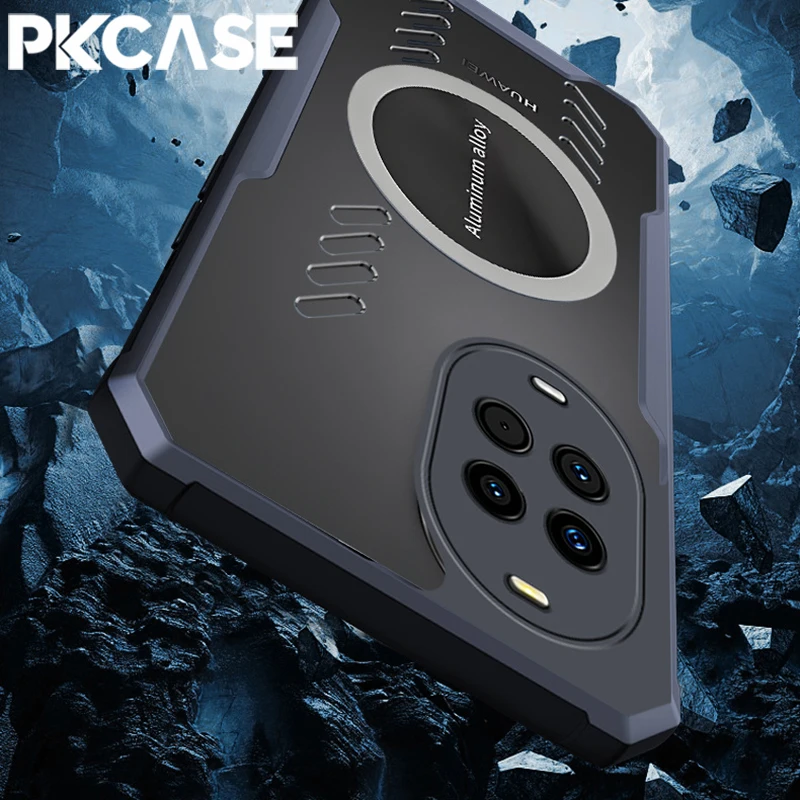 حافظة هاتف شفافة لتبديد الحرارة المغناطيسي PKCASE لهاتف هواوي نوفا 14 الترا استمتع 80 70X Mate 70 60 Pro Plus #4