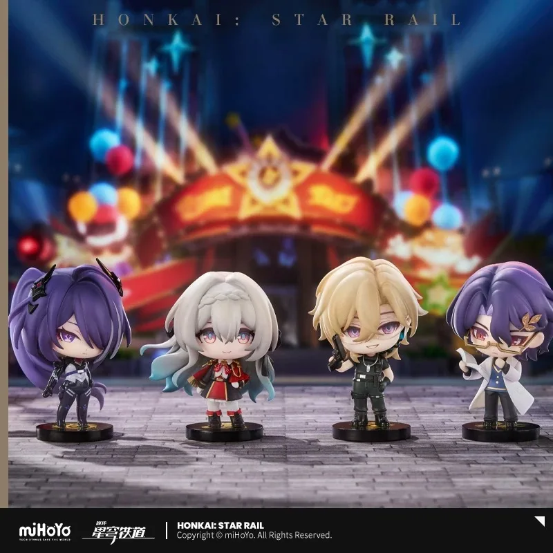 Pre Sale miHoYo Official Genuine Honkai Star Rail Nameless Guest Medal Series Figure Dr. Ratio HUANGQUAN SHAJIN Firefly Cosplay