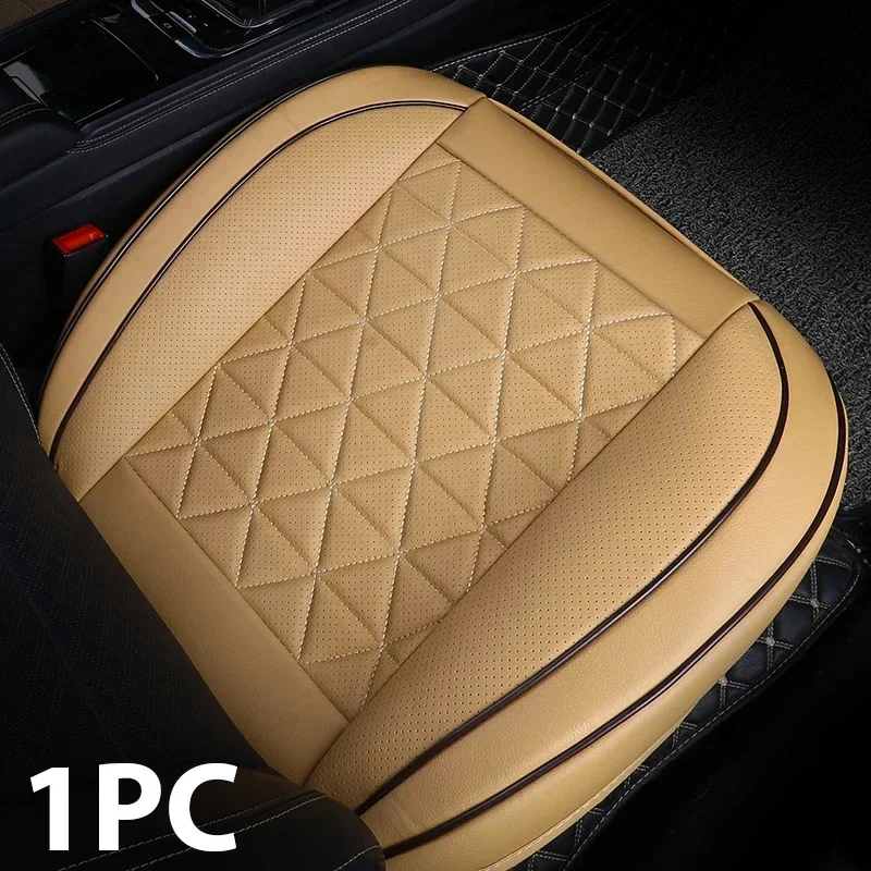 Universal Front Car Seat Covers PU Leather Interior Automobiles Seats Cover Auto Seat-Cover Protector Chair Pads Accessories