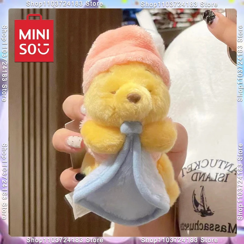 

MINISO Disney аниме Пух медведь мечта слюна серия плюшевых игрушек мультяшная сумка стандартная Милая Винни Пух подарок брелок