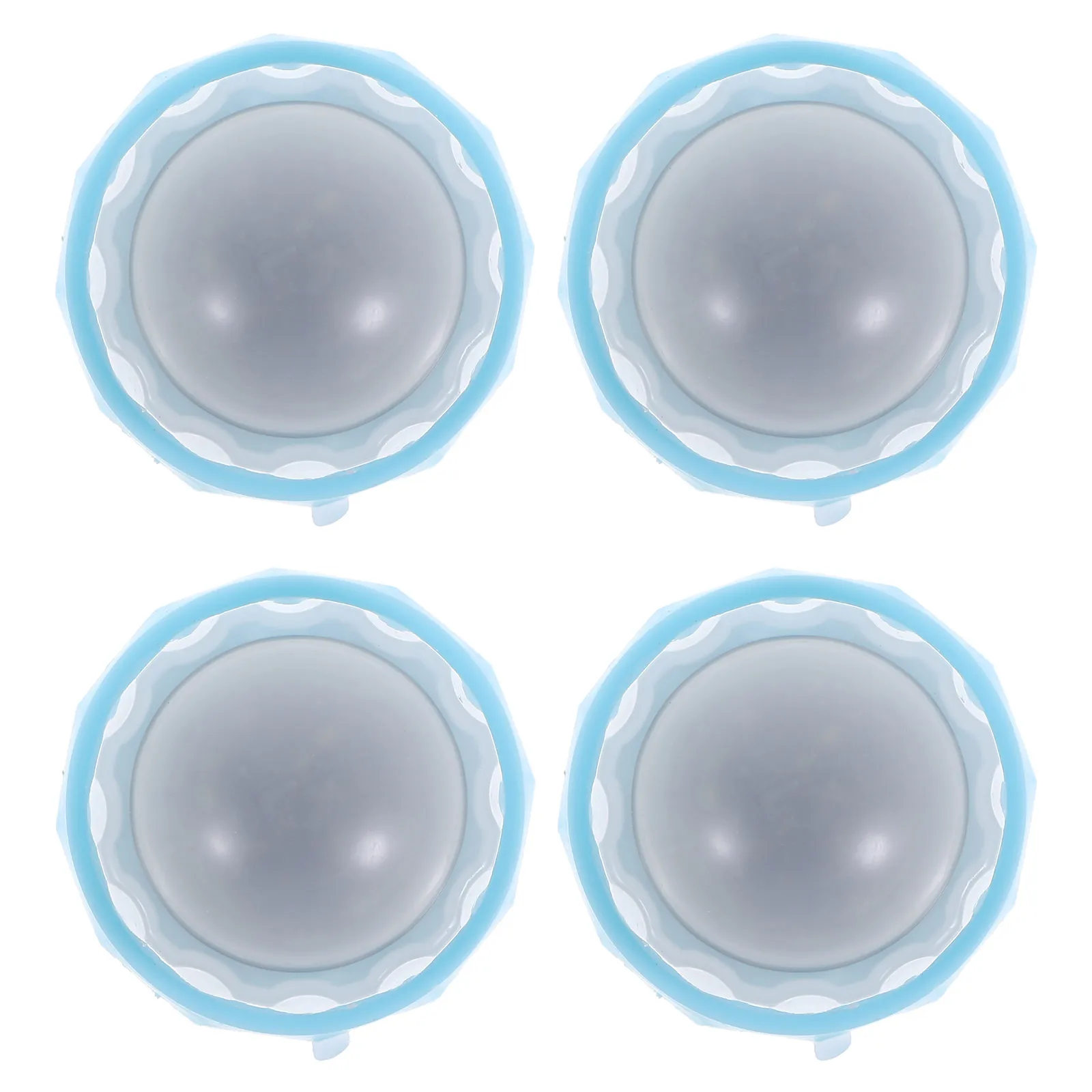 

4 Pcs Pet Mint Lollipop Catnip Chewing Balls for Cats Teething Stick Licking Sky-blue Cleaning