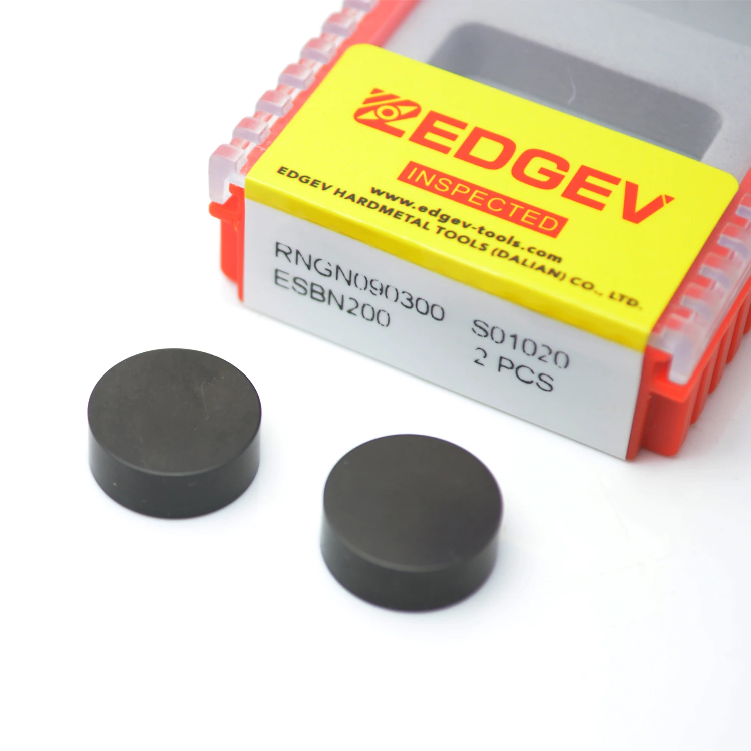 RNGN RNMN 0603 0604 0903 0904 1203 1204 Round CBN Inserts 1/4 3/8 1/2 Inch Cubic Boron Nitride Plate HRC53-68 Steel Cast Iron