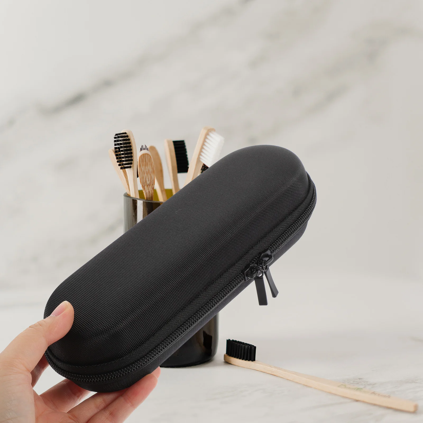 Electric Toothbrush Case Portable Durable Travel Storage Holder Compact Lightweight Protective Toothbrush Bag Travel Case