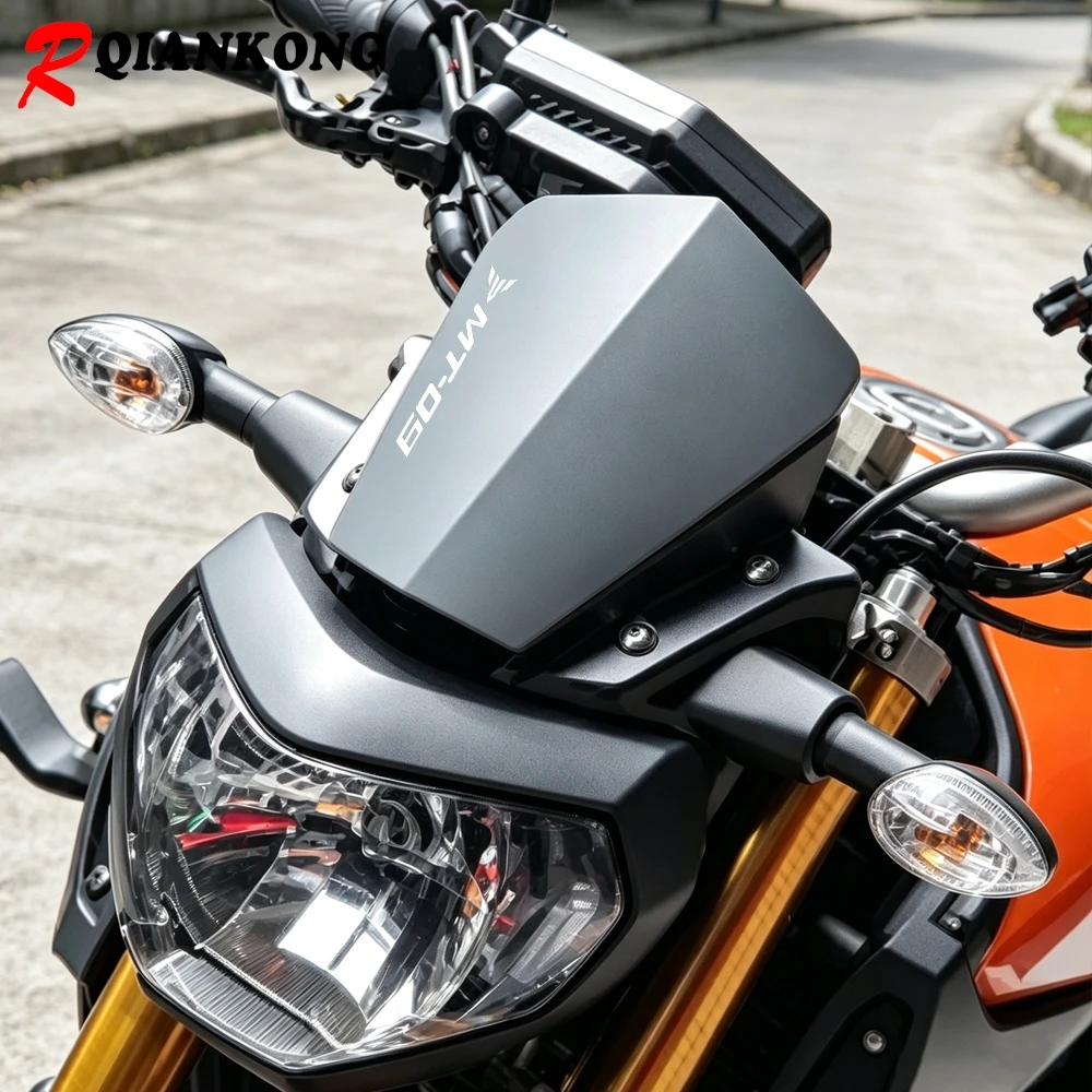 

MT-09 Front Windshield Windscreen For YAMAHA MT09 MT 09 FZ09 FZ-09 2014 2015 2016 Motorcycle Accessories Wind Deflector Fairing