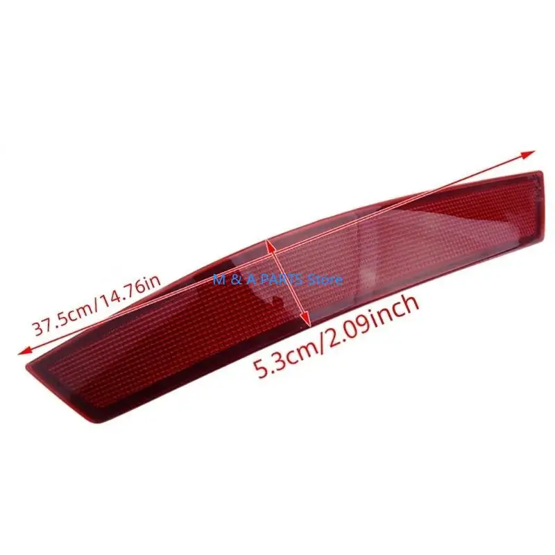 U1JF Lens Rear Fog Light Strips Bumper Reflector Trim 1648200374 1648201574 for ML-Class W164 ML320 ML350 2008-2011