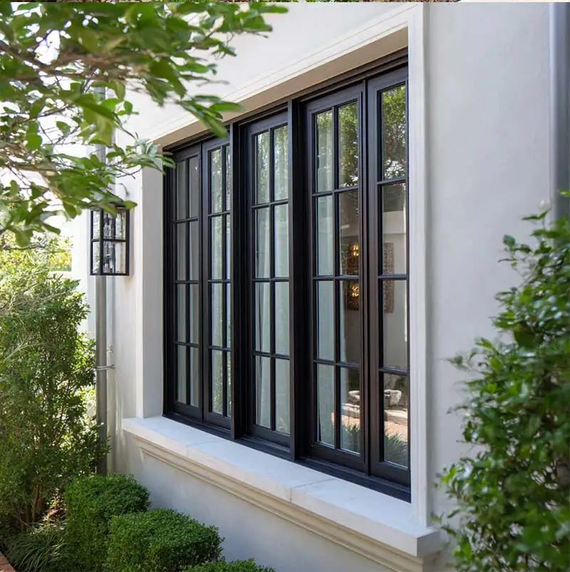 XIYATECH Casement Window Thermal Break Double Glazed Soundproof Heat Insulation Luxury Villa Residential Exterior Frame