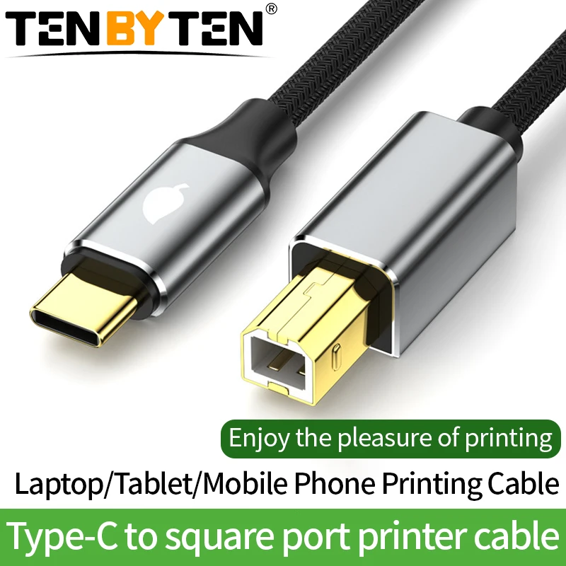 

Typec to square port printer cable USB2.0 high speed mobile phone computer connection cable type-c printer data cable