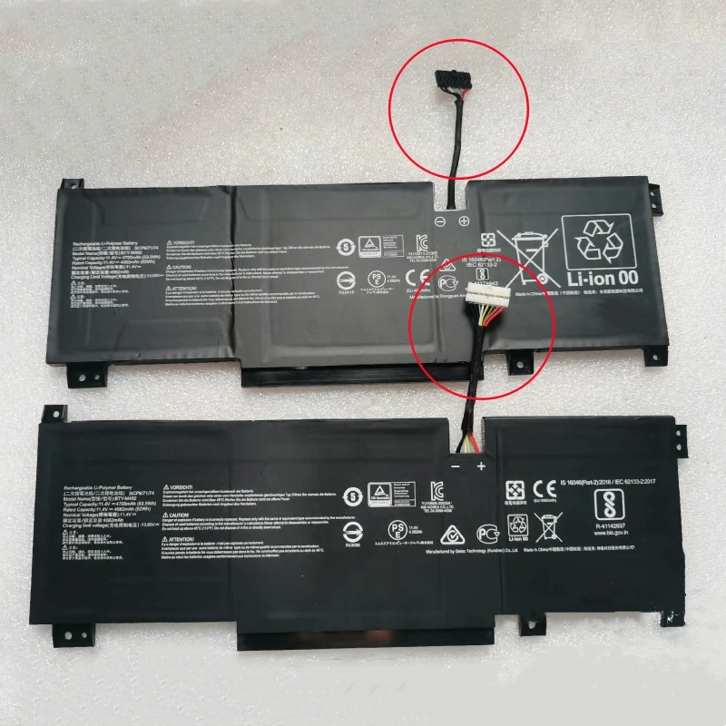 RozFaro BTY-M492 Battery For Msi Katana GF66 11SC 11UC Pulse GL66 GL76 9S7 Sword 15 A11U A11UD A11UE GF76 11UE 11UDK WF76 11UJ