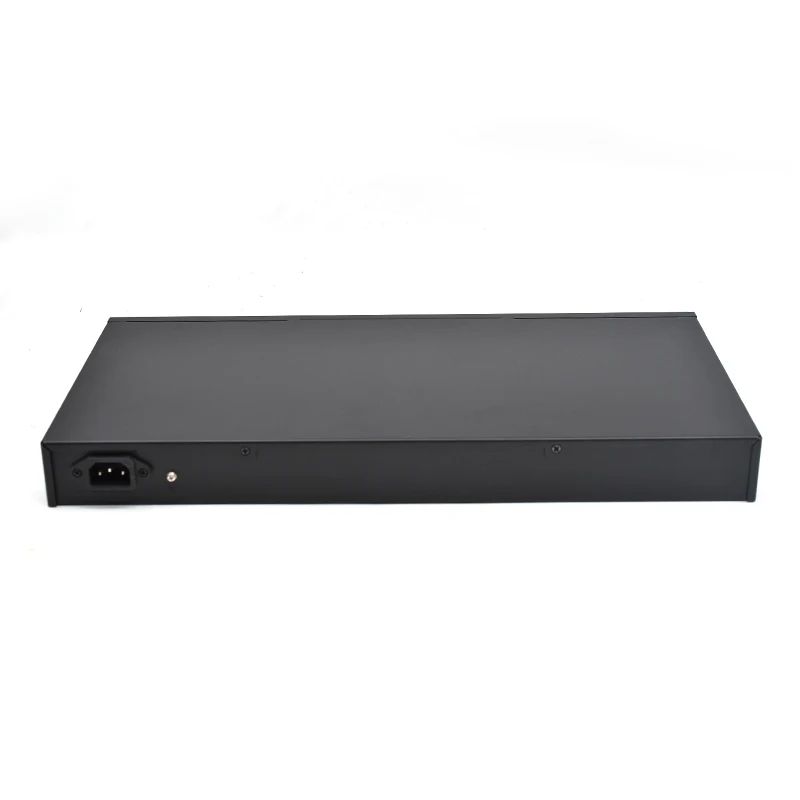 10/100/1000Mbps 24 Port AI PoE Switch Rack Mount 2 Gigabit RJ45 Uplink 2 SFP Slots 300W Metal Case Surveillance