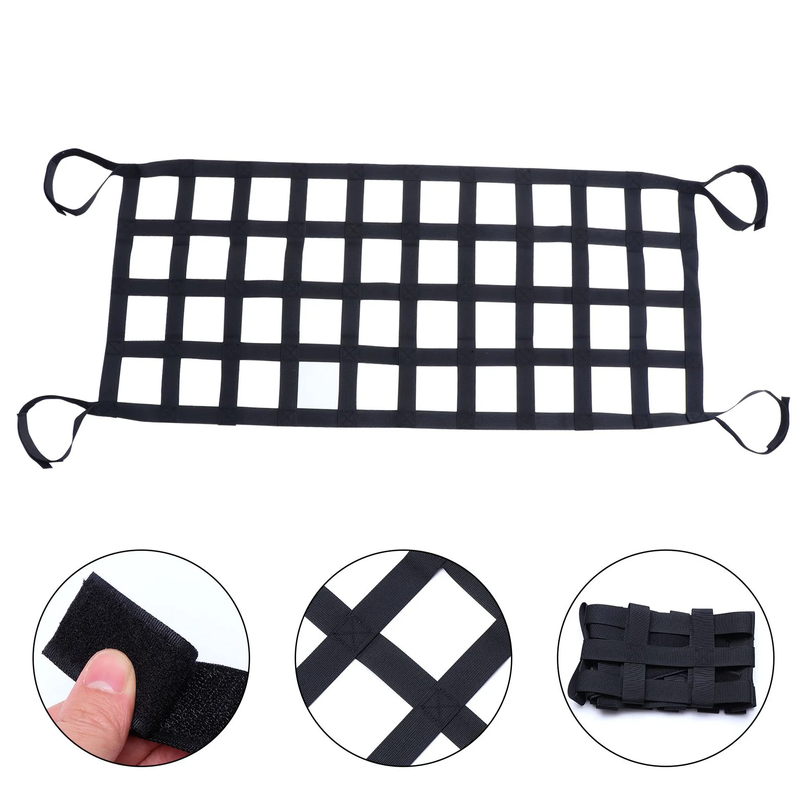 1Pc Car Roof Net Car Organizer Net Trunk Mesh Storage Network Auto Accessories Elastic String Net Car Truck Storage net