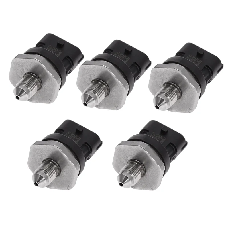 5Pcs L80718211 Fuel Rail Pressure Sensor 0261545074 for Mazda CX-7 2007-2009 L807-18-21112598948 0261545006 0261545053