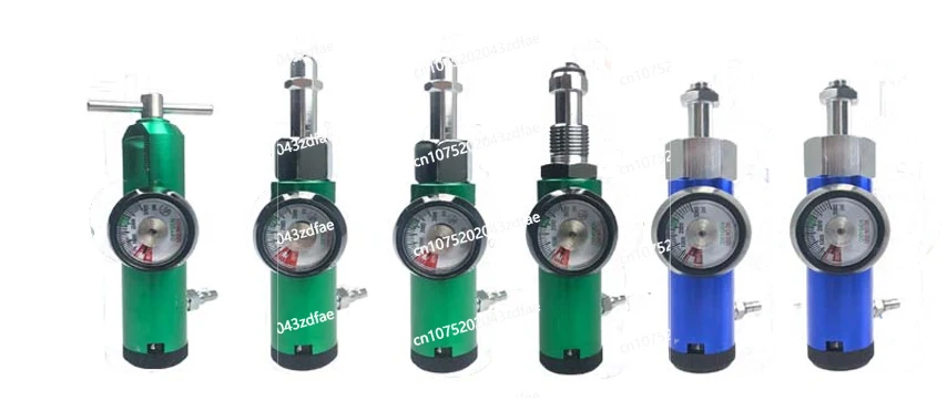 Flow Adjustable Pressure Valve CGA Standard Connections 540 and 870 Medical Oxygen Regulator