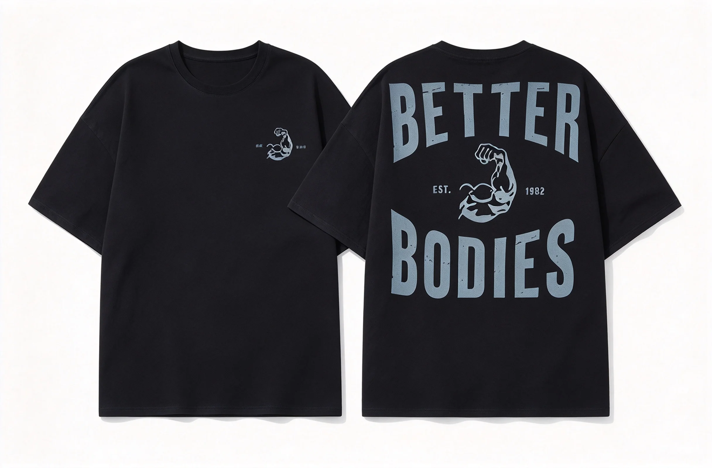2026 New Pro Display Latissimus Dorsi Retro Graphic Tee Oversized Short‑Sleeved European Style Powerlifting Fitness Casual Tops