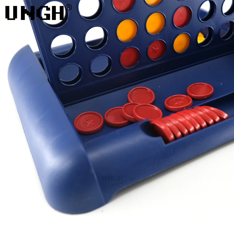 UNGH Family Home Board Game Four in A Row Bingo Chess Connect Classic Toys Educational Toy for Kids Children Entertainment Game