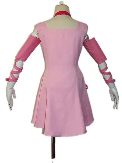 Il nuovo film di avventure bizzarre di JoJo Sugimoto Reimi Costume cosplay Abito rosa con accessorio Costume cosplay di Halloween