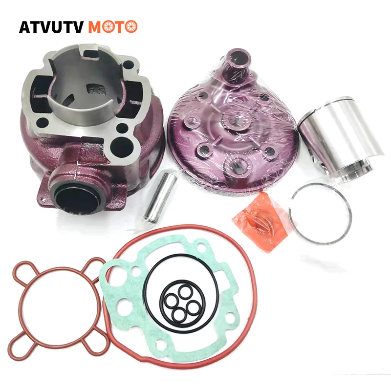 Zestaw cylindrów i głowicy o dużym otworze 49 mm i pojemności 90 cm3 do silnika DT50 Motorhispania RX RYZ SM Pro Racing Enduro Superracing 50 2T AM6 Minarelli
