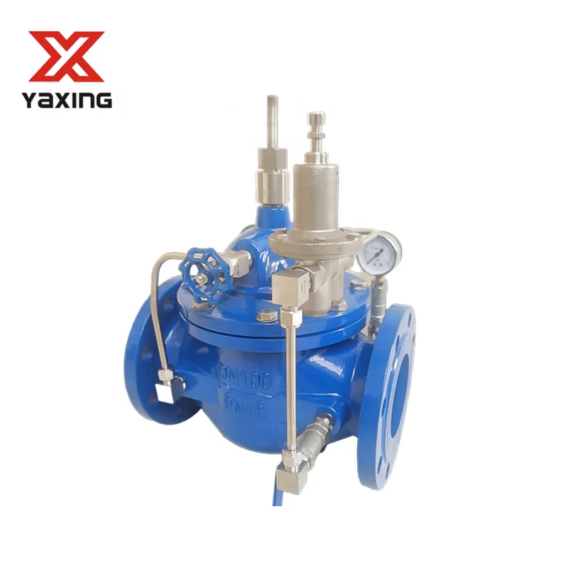 Manufacturer Flow Control Valve Cast Iron Hydraulic Valve Flow Control Valve DN50-DN800