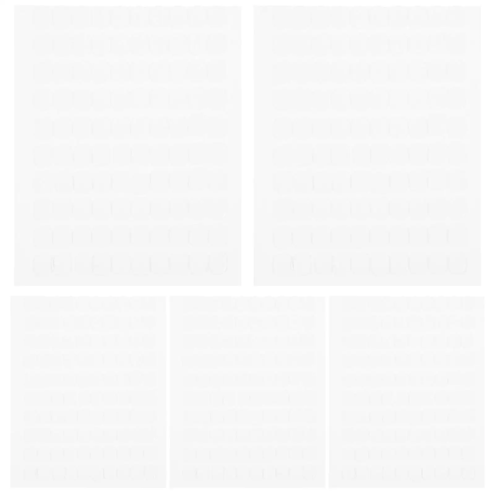 

500 Pcs Wall Hanging Gel Dots Clear Duct Tape Sticky Tack Nano Glue Masking Dispenser Removable Putty for Museum