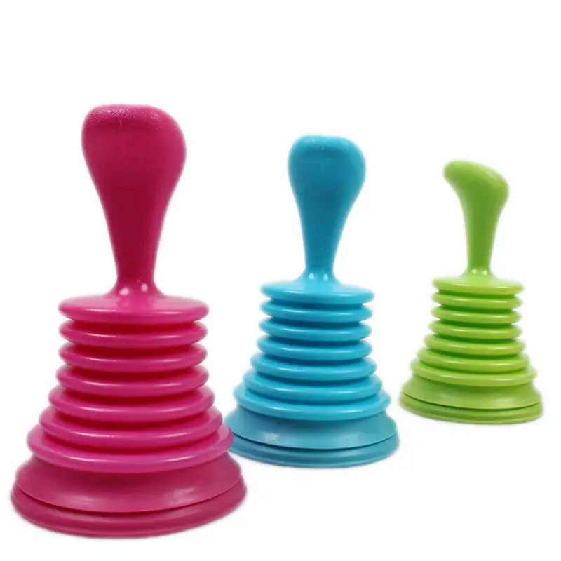 1/2pcs Pipeline Dredge Suction Cup Toilet Plungers Press Cleaning Sink Drain Pipe Tool Sink Pipe Strong Dredger Tool Accessories