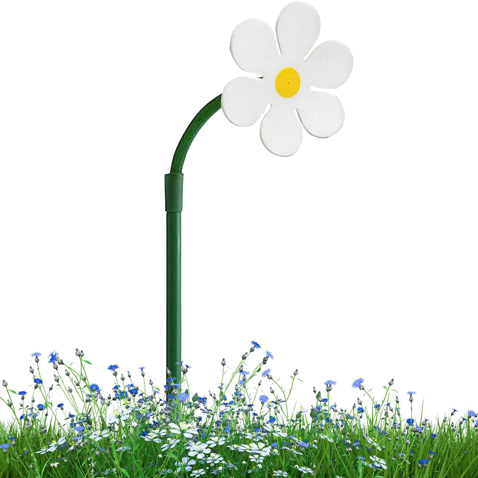 

Garden Sprinkler Cute Flower Shape Crazy Whirling Yard Sprinklers 720 Degrees Rotating Funny Colorful Dancing Daisy Lawn