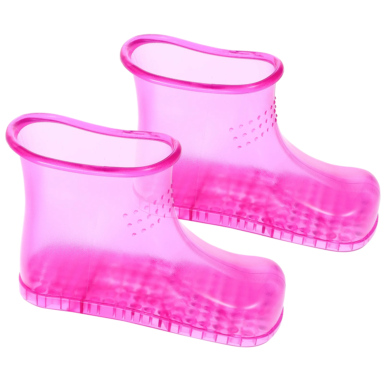 

1 Pair of Foot Soak Bucket Boots Creative Foot Soak Shoes Foot Washing Massage Holders Portable Foot Bath Shoes