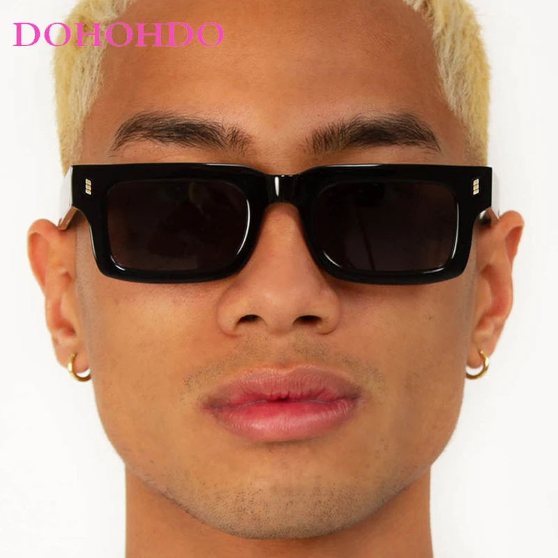 

Classic Popular Rivets Decorate Square Frame Women Sunglass Fashion Designer Shades Summer Traveling Fishing Eyewear Male UV400