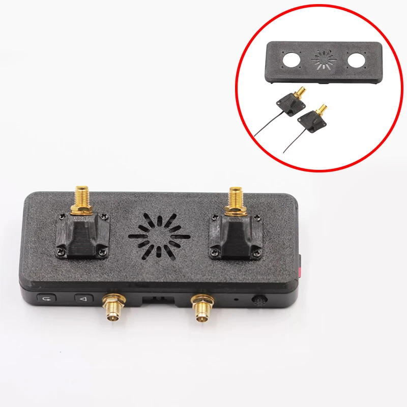 

1Set FPV Receiver Front Cover Multi-Angle SMA Mount for Walksnail VRX Receiver Replace Original Antenna DIY Modification Parts