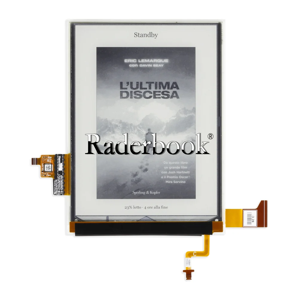 6 Inch ED060KH6 Touch Panel and Lcd Display For Darwin 6  Ebook Reader Display Replacement Parts