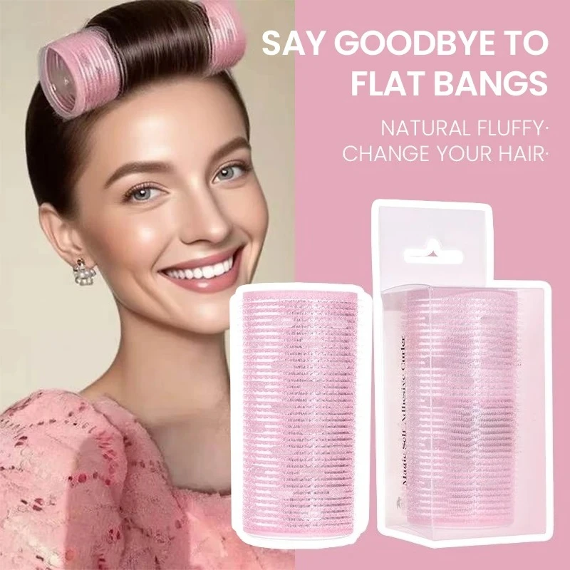 1pcs Hair Rollers Set Curlers No Heat Hair Waver Bangs Self-Adhesive Hair Curlers for Women Makeup Hair Styling Curling Tools