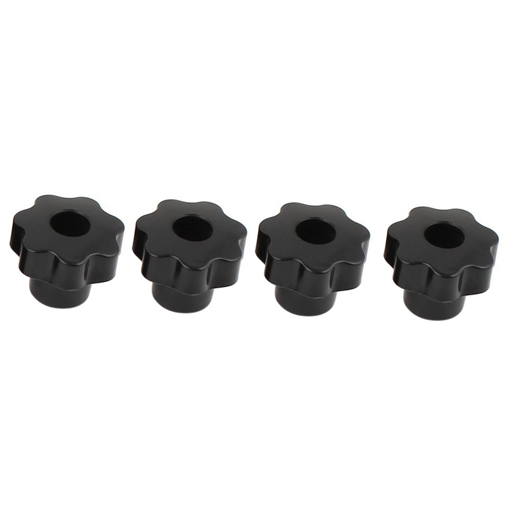 AB15-20 Pcs 32Mm 직경 M6 나사형 스크류 온 타입 스타 헤드 클램핑 노브 그립