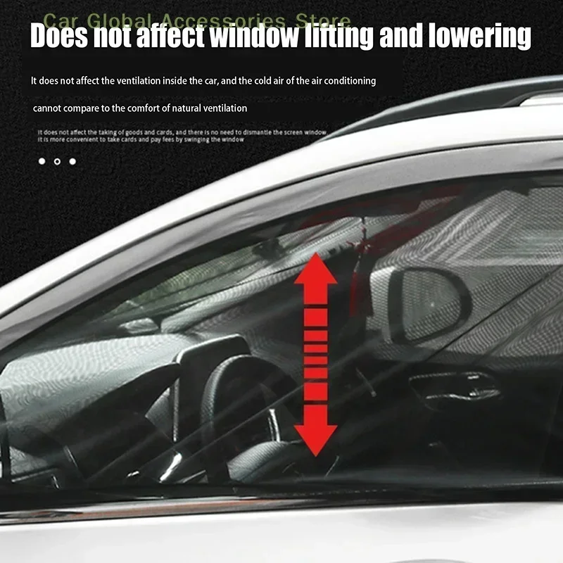 Car Mosquito Net, Sunshade, Mosquito Insulation Curtain, Breathable, Cool, Privacy, Shading, Car Mesh, Window Cover, Universal