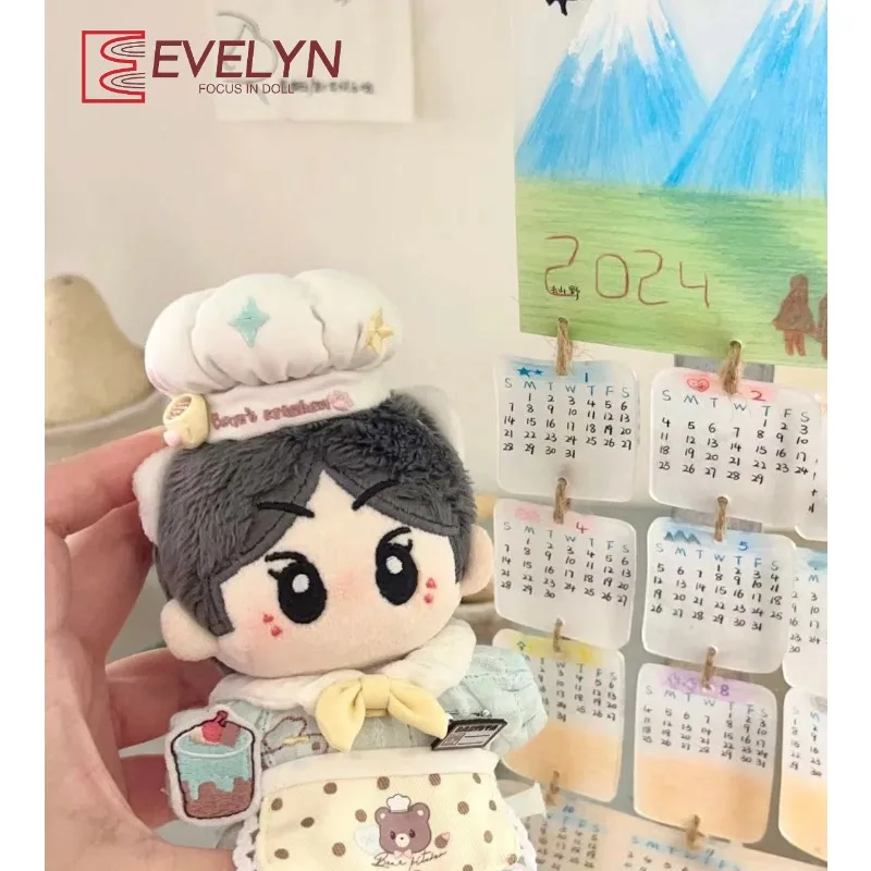 

Evelyn 10CM Doll Clothes Lovely Starfish Body Clothes Hat Apron Tie Top Outfit Love and Deepspace Cosplay Dress Up Clothing Gift