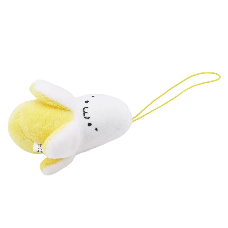 Envío rápido, colgantes de felpa de plátano amarillo, accesorios para mochila, bonitos juguetes de plátanos pequeños de peluche, muñecos suaves de regalo