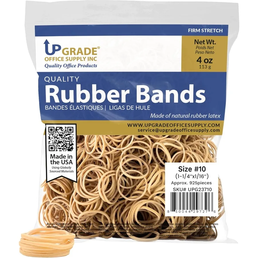 

Размер резиновых лент Upgrade UPG23710 # 10 1-1/4 x 1/16 дюйма, 925 пробы, 1/4 сумки, США