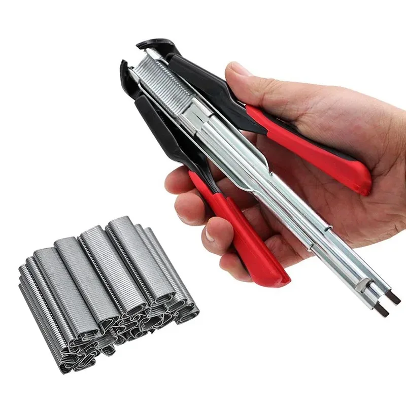 Manual C-Ring Nail Gun with C20 Clip - C-Clamp Pliers for Mattress, Pet Chicken Coop, Rockery, Car Seat Upholstery view 2