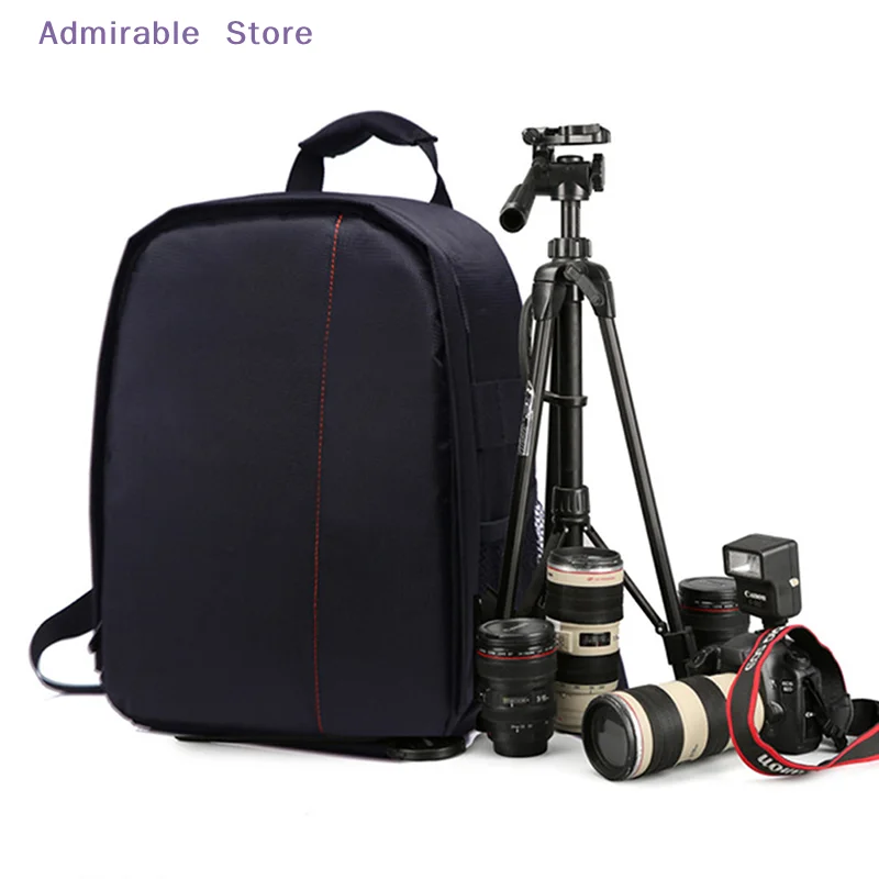 [W]Waterproof  SLR Camera Soft Case Bags Backpack Rucksack For