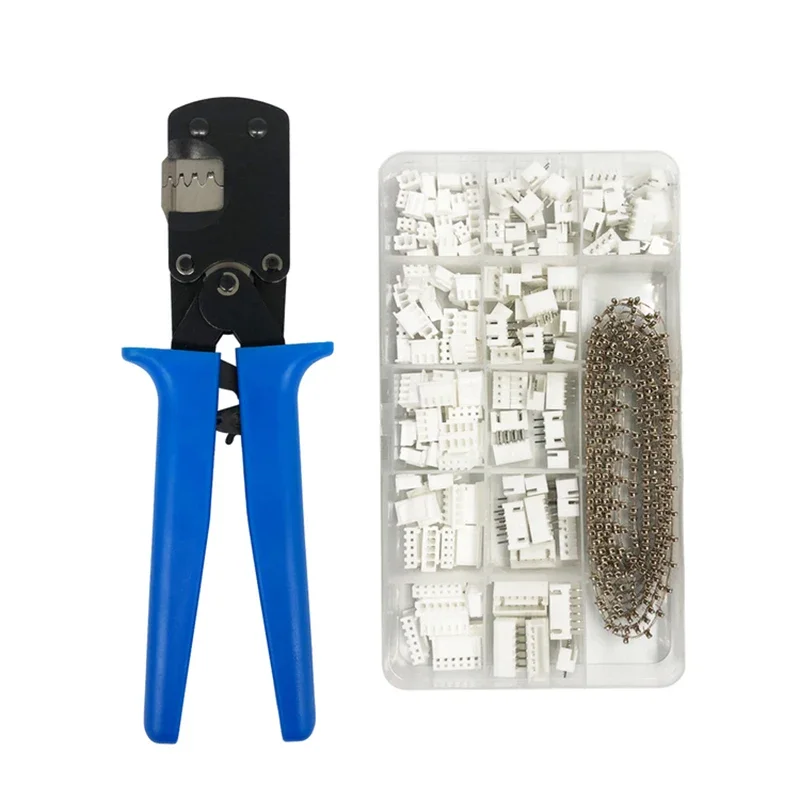 300 Pcs DuPont Terminal SET & Crimping Pliers 0.08-0.5mm 28-20 AWG Crimp Range Crimper XH2.54/PH2.0/ZH1.5/SH1.0/ 2.0/2510 Tools