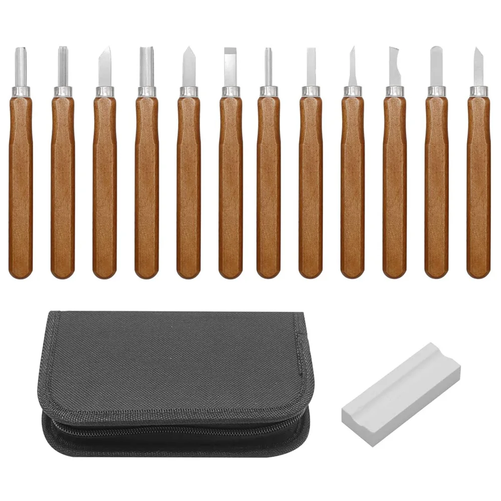 

Professional SK2 Carving Knife Set with Sharpening Stone Woodworking Tools for Hand Carving Seal Engraving Utility Knife