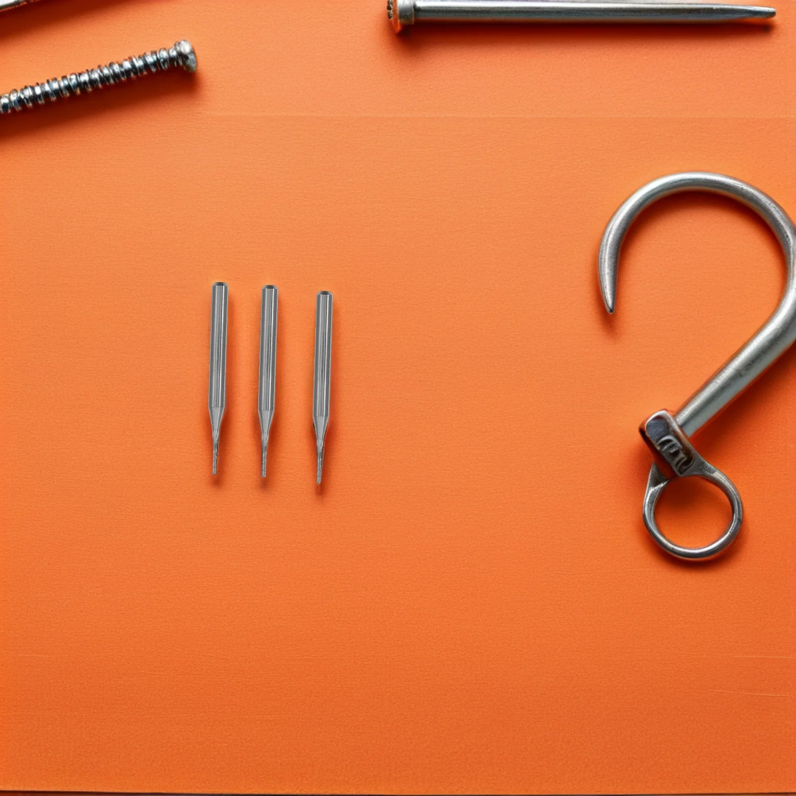 

10 Pcs Tungsten Milling Cutter End Cnc Router Bits Silver Drilling Tool Accessory