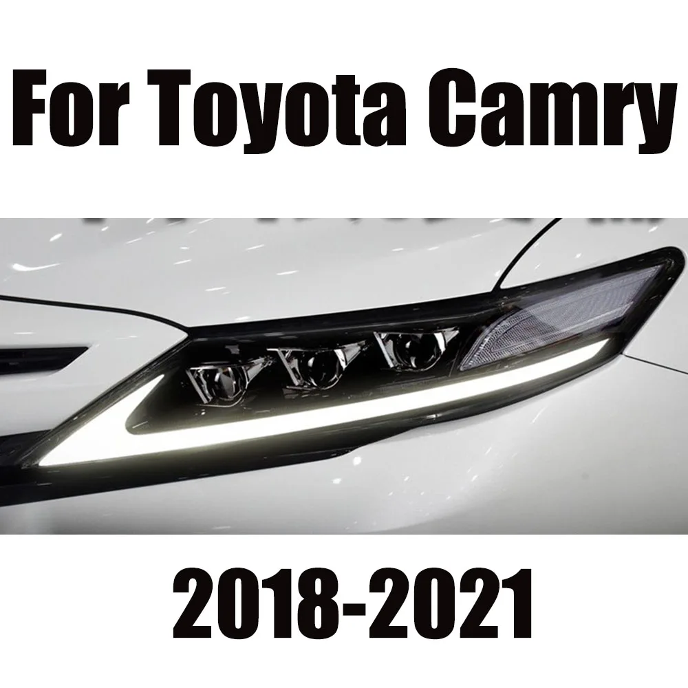 Car Headlight Assembly for Camry XV70 2018 to 2020 Camry Full LED Light Source DRL  Sequential Turn Signal Design