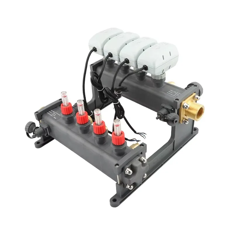 Hvac System Floor Radiant Heating Plastic Manifold