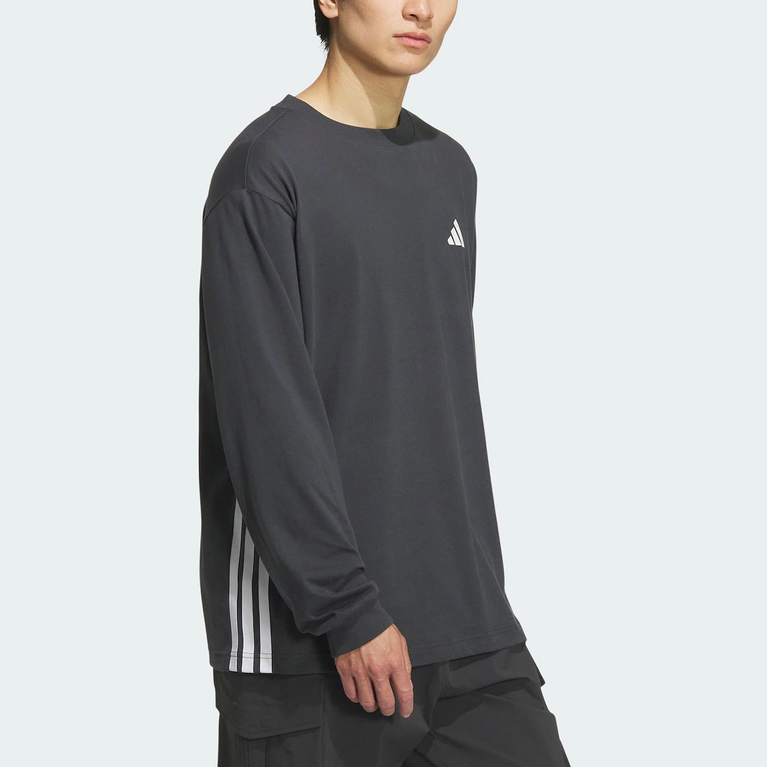 

Adidas Originals 2025 Мужская/женская простая спортивная повседневная свободная толстовка с длинным рукавом KF5194